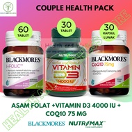 BLACKMORES I FOLIC 60 COQ10 75 MG NUTRIMAX VITAMIN D3 4000 IU TABLET