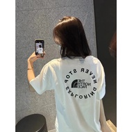 The north face the north face Street Wear Letter Printed Cotton Short-Sleeved T-Shirt