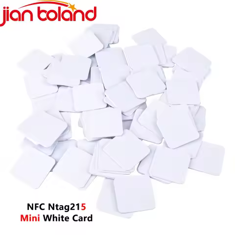 50/100pcs NFC Ntag215 Mini White Card Tag 13.56MHz NTAG 215 RFID Tags 30*22mm Widely Used For NFC En