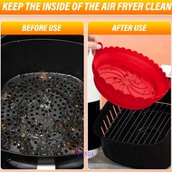 New Air Fryer Silicone Pot silicone pad foldable air fryer silicone baking tray