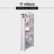 4 Layer Slim Shelf/Rack/Storage/Organizer, Bathroom/Kitchen with Wheels 5RPB
