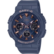 CASIO Baby-G BGA-2510-2AJF [Autumn colors] Round Watch Navy Resin Digital Analog Tough Solar Synthet