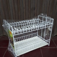 Rak Piring Rose 394T Plus Alas Nampan Simbasun 2 Susun