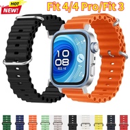 Silicone Sports Strap For Huawei Watch Fit 4 /4 Pro Bracelet Correa ocean Watchband for Huawei Watch