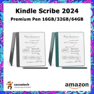 Amazon Kindle Scribe 2024 with Premium Pen 16GB 32GB 64GB - Redesigned display with uniform borders 