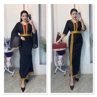 DRESS MAXI BORNEO SABAH SARAWAK FREESIZE READY STOCK