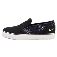 NIKE TOKI SLIP TXT PRINT SP 黑 幾何圖形懶人鞋