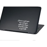 Choose A Job Car Laptop Stickers Quotes Motivational Words
