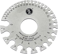 SE Dual-Sided Non-Ferrous Wire Gauge, 0-36 American Standard (AWG) and SAE - JT47WG-C