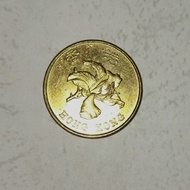 Koin Kuno Hongkong 50 Fifty Cents 1992 #asli