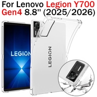 For Lenovo Legion Y700 2026 Gen4 8.8 Soft TPU Shockproof Case Y700 2025 Gen 4 Tablet DIY Transparent