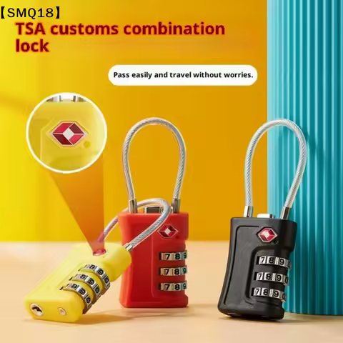 Travel TSA Customs Lock Password Changeable Lock 3 Digit Portable Zinc Alloy Suitcase Luggage Backpa