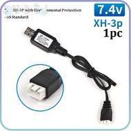 SULIN 1/5pcs Lithium Battery Charger, Multistyles 11.1V 3S XH-4P/7.4V 2S XH-3P Plug Adapter Cable, H