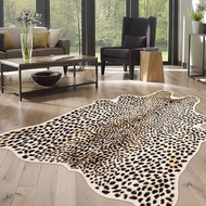 Cheetah Print Rug, Leopard Rug 5.2x7 Faux Animal Print Skin Cheetah Area Rug For Bedroom Living Room