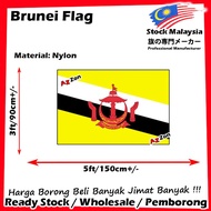 【Ready Stock】Brunei National Flag 3x5ft 90x150cm Brunei Flag