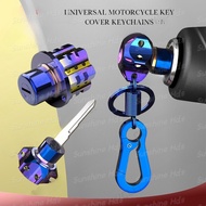 [Fast shipping] Universal Motorcycle Key Cover Key Holder With Keychain, Motorcycle Key Accessories,