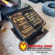 Batu Nisan Maesan Box Makam Marmer Hitam