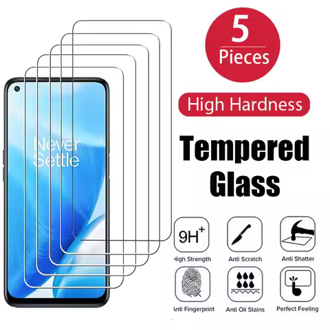 5PCS Tempered Glass For OnePlus Nord 2 2T N10 N20 N30 CE 2 3 Lite Ace 2V Screen Protector For One Pl