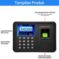 Mesin Absensi Sidik Jari /Fingerprint Bahasa Indonesia/ Mesin Absensi /Mesin Absensi Sidik Jari Biom