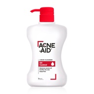 Acne-Aid Liquid Cleanser แอคเน่ เอด ทำความสะอาด 500 ml สูตร Liquid สีแดง / Gentle สีฟ้า