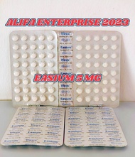 NOCTIN BP 5 MG EASIUM 5 MG. NOCTIN 10 STRIP 100 TABLET. EASIUM 1 STRIP 40 TABLET.