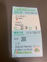 12/17 台北到台中統聯客運