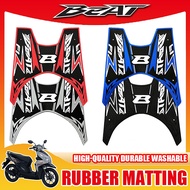 Rubber Matting For Honda BeAT Fi 110 eSP V1 accessories Premium Quality Footboard Honda Beat V1 Acce