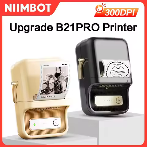 Niimbot B21Pro 300DPI Mini Portable Printer Adhesive Photo Label printer Print Width For Photos Rece