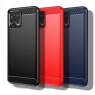 For Motorola Moto G72 4G Case For Motorola Moto G72 Cover 6.6 inch Carbon Fiber Shockproof Silicone 