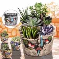 Garden Succulent Plant House Herb Flower Basket Planter Pot Home Decor Box Bed