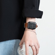 Suitable for iwatch11 Apple S11 Watch S10 Strap applewatch8 Hermes 9 Genuine Leather S7 Boys Girls S