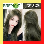 7/2 Bremod Stuff Green Brown (Water permeable / Telus Air )Professional Salon Hair Color Dye Cream 1