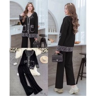 Cardi/blazer knitted set luxuryFF labelTAG