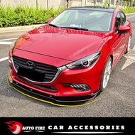 Mazda 3 (2014-2019) Front Lip Cover Bumper Cover BodyKit Protection Front Bumper Lip Trim Cover Mazd