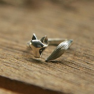 猫环小猫情人礼物动物耳朵纯银波西米亚女人可爱moggy她