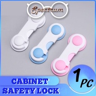 Baby Safety Lock Non Adjustable Multi-function Child Cupboard Cabinet Door Drawer Security Closet Bi-fold Lock Safety