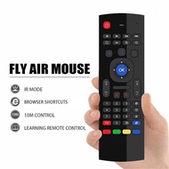 【NEW Ready Stock】Original Mx3 MX3-L backlit air mouse T3 smart voice remote control 2.4g rf wireless keyboard suitable for x96 mini km9 a95x h96 max android TV box Mx3 smart voice remote control