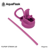 Aquaflask Magenta Flip Sip Straw Lid Accessories Water Bottle
