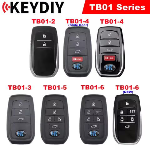 KEYDIY KD TB01 Series for Toyota / Lexus TB01-2 TB01-3 TB01-4 TB01-5 TB01-6 Universal Smart Remote K