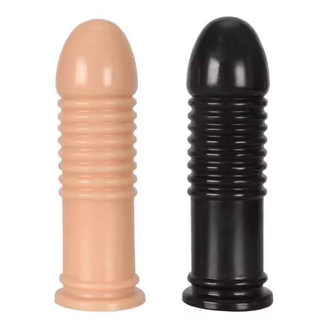 Long Huge Giant Anal Plug Super Big Thick Butt Plug Suction Cup Anal Training Expander Dilator Adult