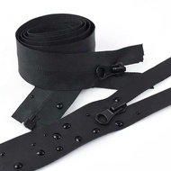 1pc Kepala Zip Terbalik Reverse Zipper Head for Waterproof Nylon Zip Invisible