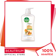 DETTOL Onzen Nourishing Shower Gel Hachimitsu &amp; Shea Butter ผลิตภัณฑ์ทำความสะอาดผิวกาย 450g BEAUTRIUM บิวเทรี่ยม เดทตอล