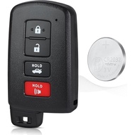 Beefunny Keyless Entry Smart Key Fob for Toyota Avalon Camry Corolla 2014-2019 Remote Keyfob Replace