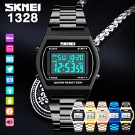 SKMEI 1328 ของแท้ 100% ส่งในไทยไวแน่นอน นาฬิกา นาฬิกาข้อมือผู้หญิง ผู้ชาย สไตล์ Casual Bussiness Watch จับเวลา ตั้งปลุกได้ ไฟ LED ส่องสว่าง SK-M1328 ลดราคา สินค้าพร้อมส่ง รหัส SK04 (มีบริการเก็บเงินปลายทาง)