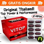 Vitop 1 Strip 10 Import Thailand Vitamin Doping Ayam Laga Jago Aduan