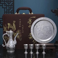 Wine Set Six-Piece Set Wine Jug Wine Glass Lucky Bag Gold-Plated Wine Set Silver-Plated Wine Set Sil