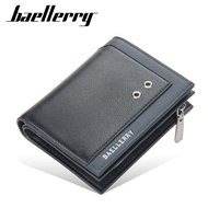 Wallet Men's Short Chic Youth Zipper Change Wallet Multi-Card Buckle Japanese and Korean Students Wallet Men's Bag Fashion