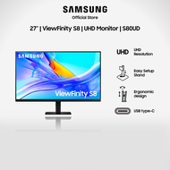 Samsung 27" ViewFinity S8 S80UD UHD Monitor / LS27D804UAEXXS