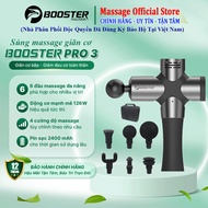 Booster Pro 3 Massage Gun - Capacity 126W, Massage Gun Muscle Pain Relief, 6 Replacement Massage Hea