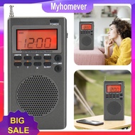 AM FM Portable Radio Pocket Transistor Radio Alarm Clock Sleep Timer Convenient
